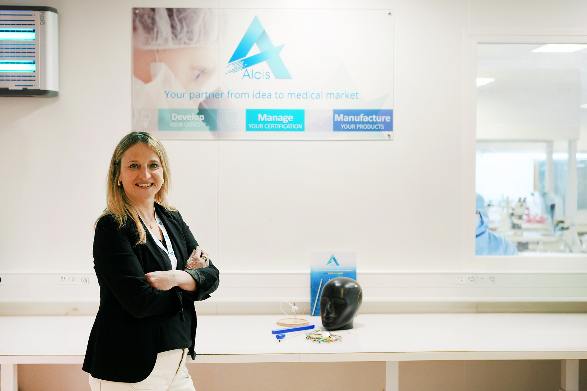 Magalie Genet, directrice générale de la société ALCIS