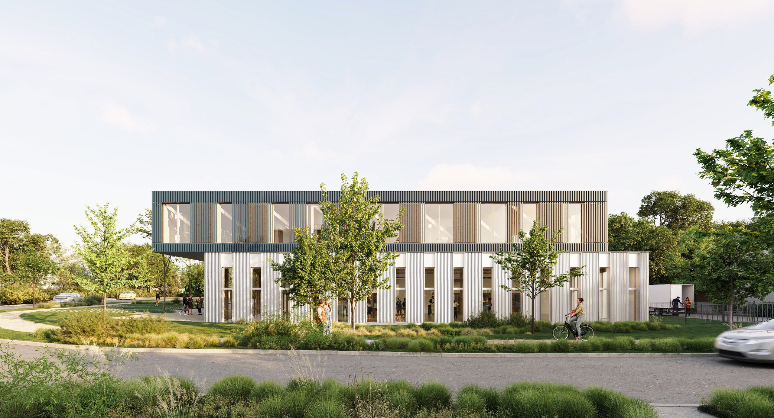 Vue 3D du futur pôle technique de Francéclat.